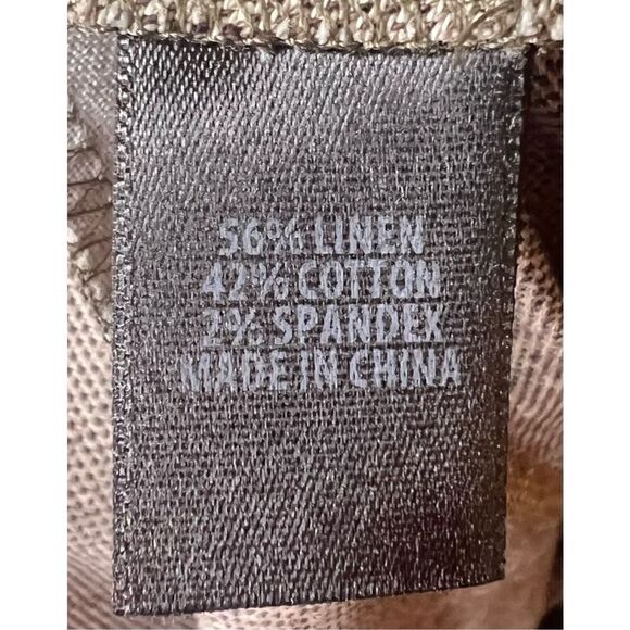 St John Cotton & Linen Short in Taupe NWT Size Small - Picture 5 of 5